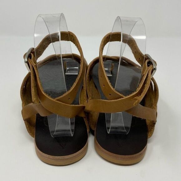 NEW Free People Belize Strappy Sandal Tan 37 - Picture 4 of 10